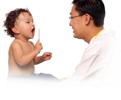 Child with doctor
